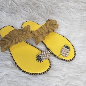 Fun Pineapples Sandals